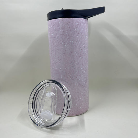 Pink Glitter Tumbler