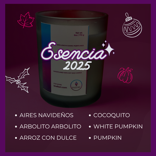 ESENCIA 2025 - Velas 6oz